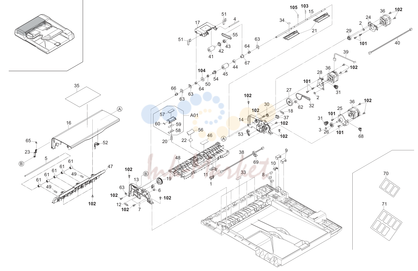 3. Paper Feed Section 3MX