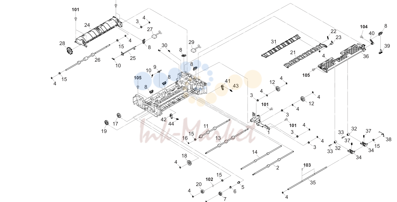 4. Paper Conveying Section 1-1 3P7