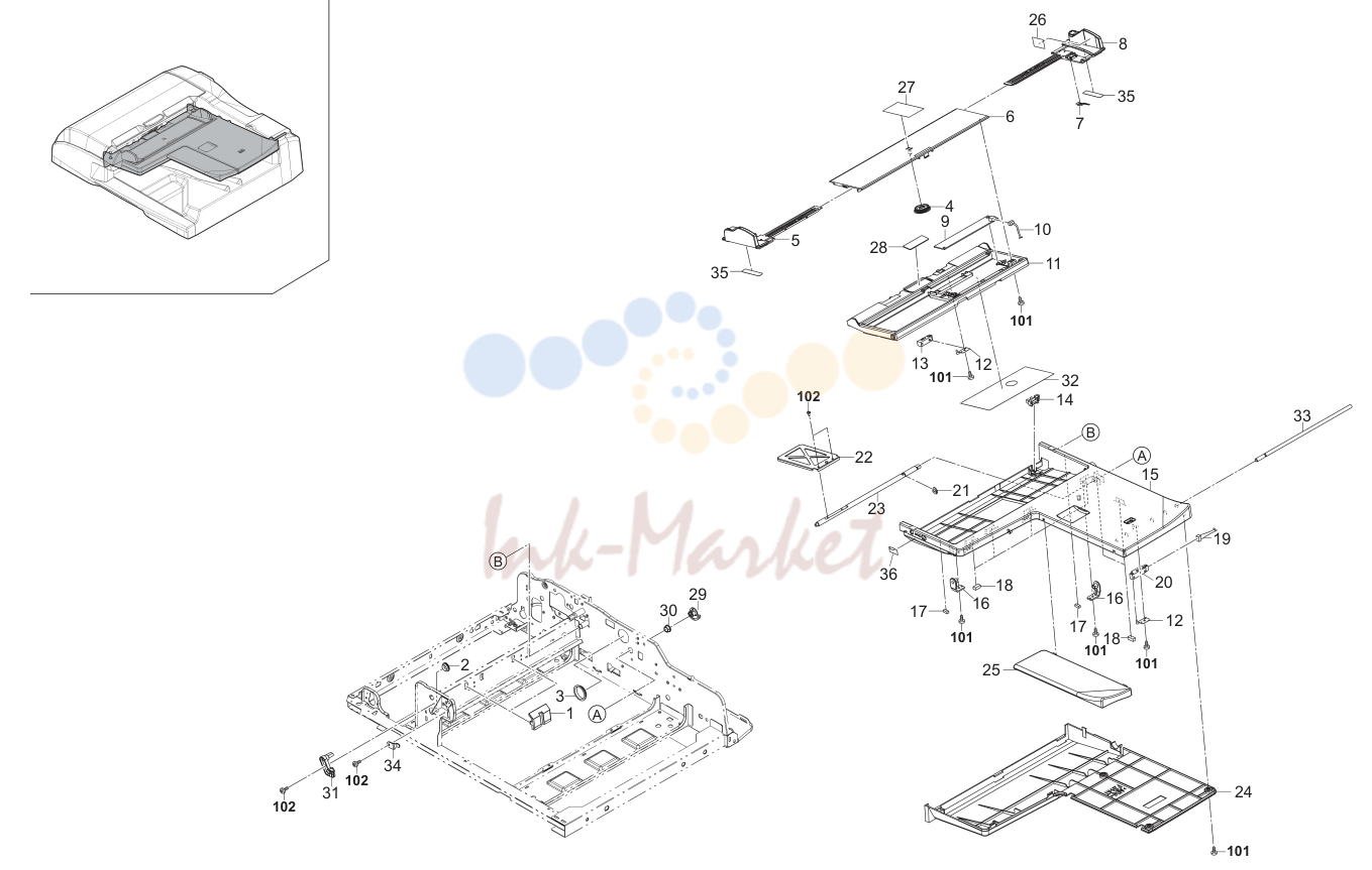 3. Table Assy 3JX-1