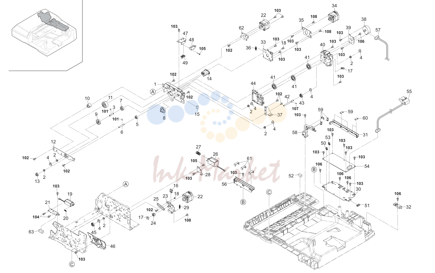7. Drive Section & Electrical Components