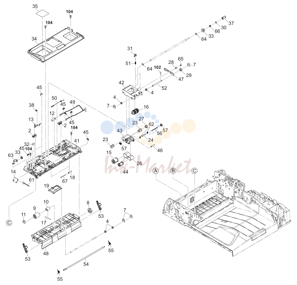 6. Paper Feed Section 2 3P2