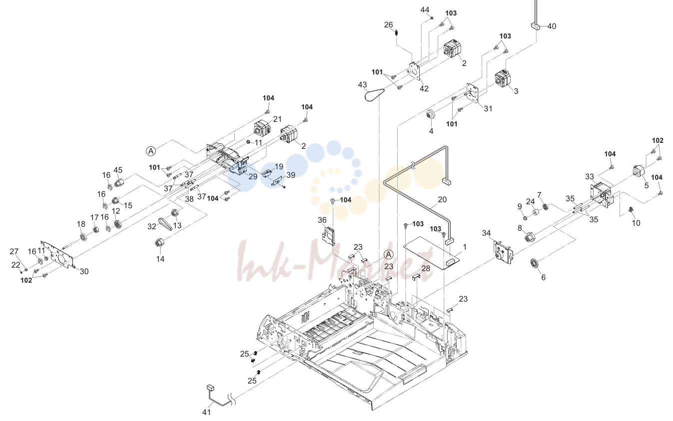 7. Drive Section & Electrical Components 3P2