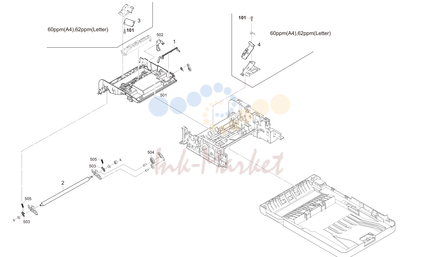 Рис. 20. DP Paper транспорт бумаги Section