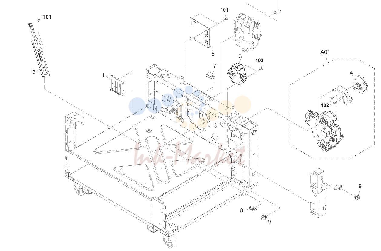 23. Paper Feed Section 1 3NP
