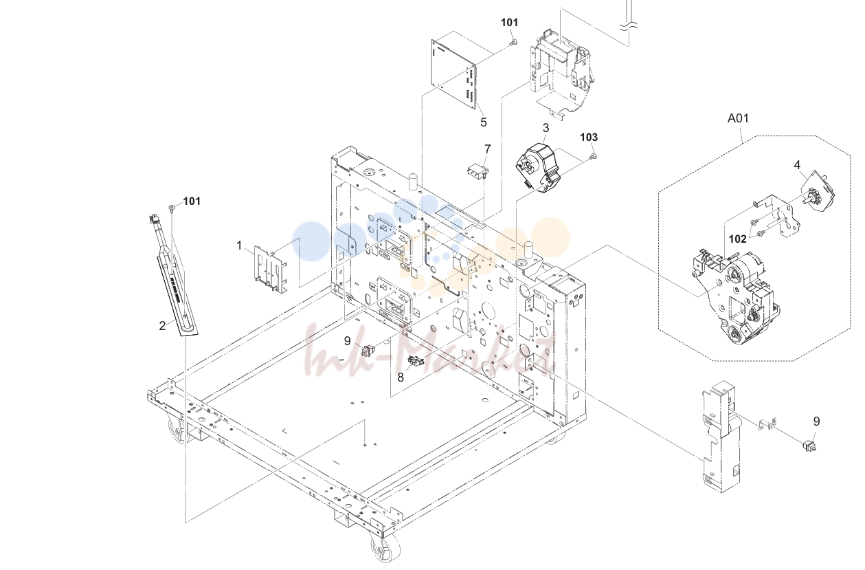 27. Paper Feed Section 1 3NN