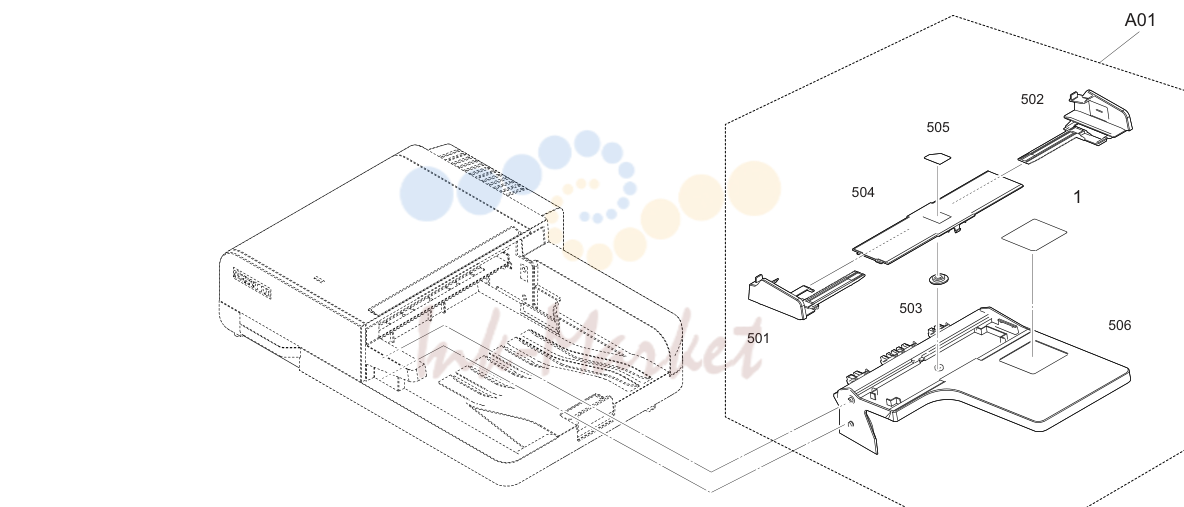 17. DP Table Assy (35ppm(A4),37ppm(Letter)/35ppm(A4),37ppm(Letter)(F))
