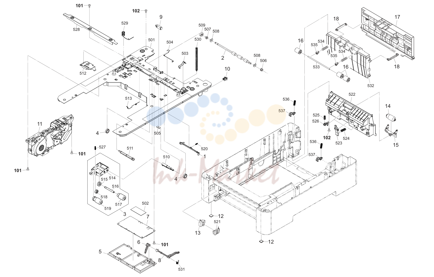 29. Paper Feed Section 3PK