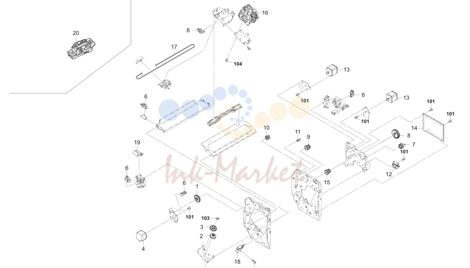 39. Drive Section & Electrical Components 5JS