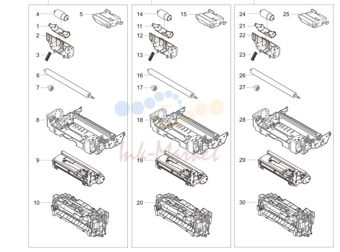 Рис. 14. Maintenance Kits A01