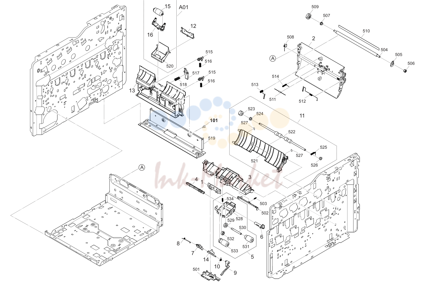 3. Paper Feed Section 1