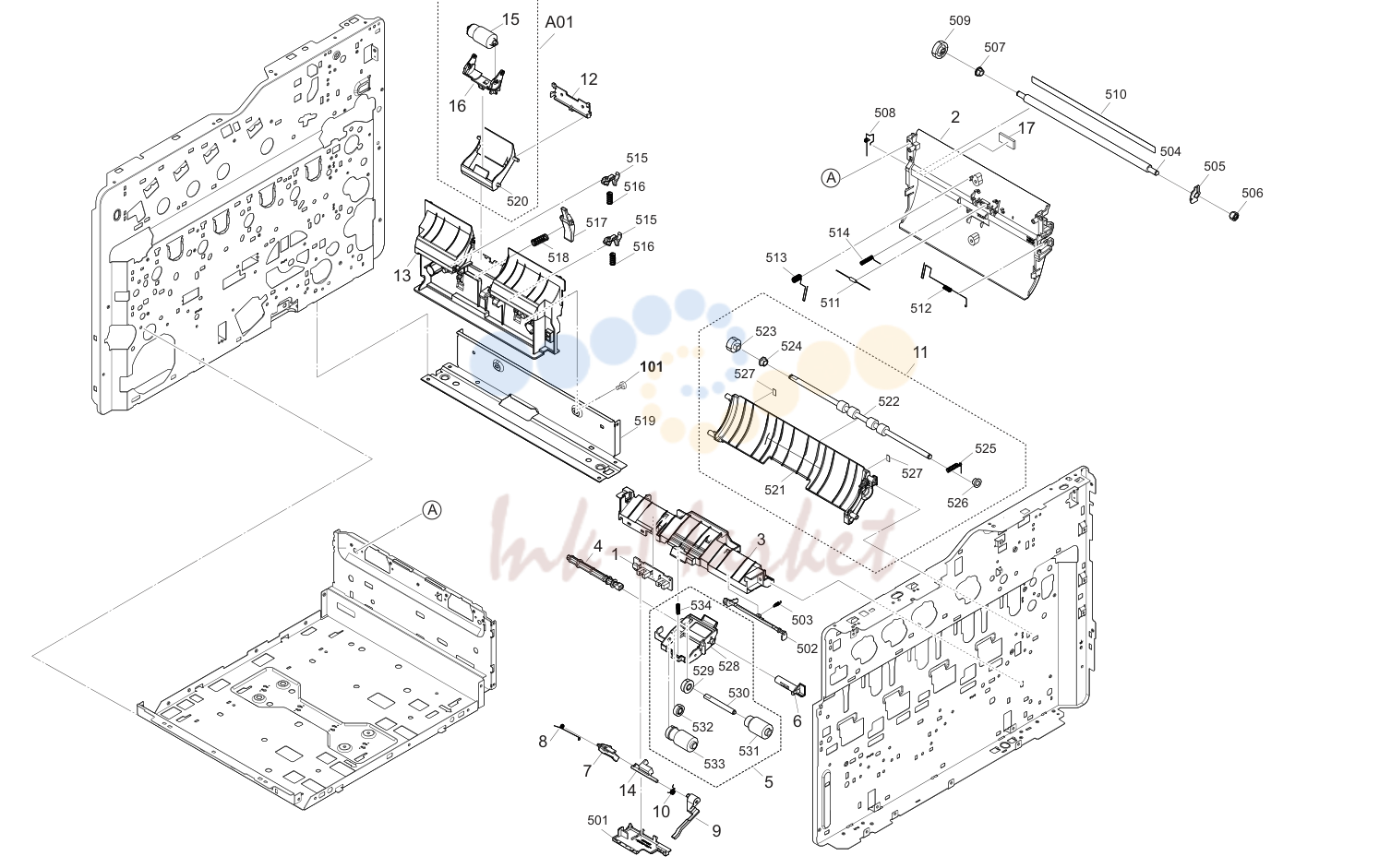 3. Paper Feed Section 1