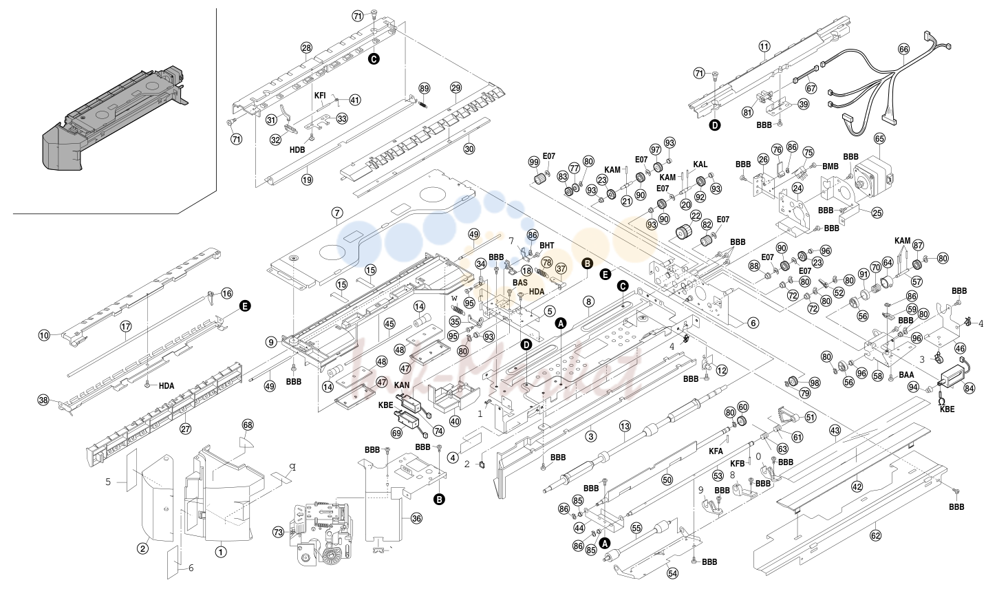 1. PAPER CONVEYING UNIT 3BN