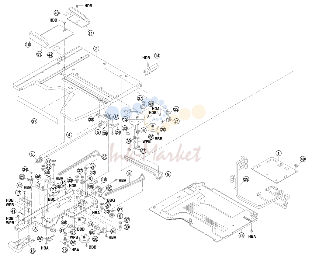 2. MIDDLE TRAY 3BN