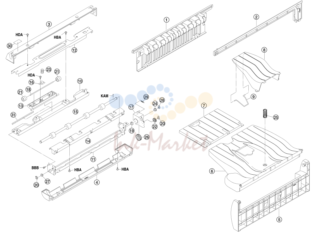 3. PAPER EJECT UNIT 3BN
