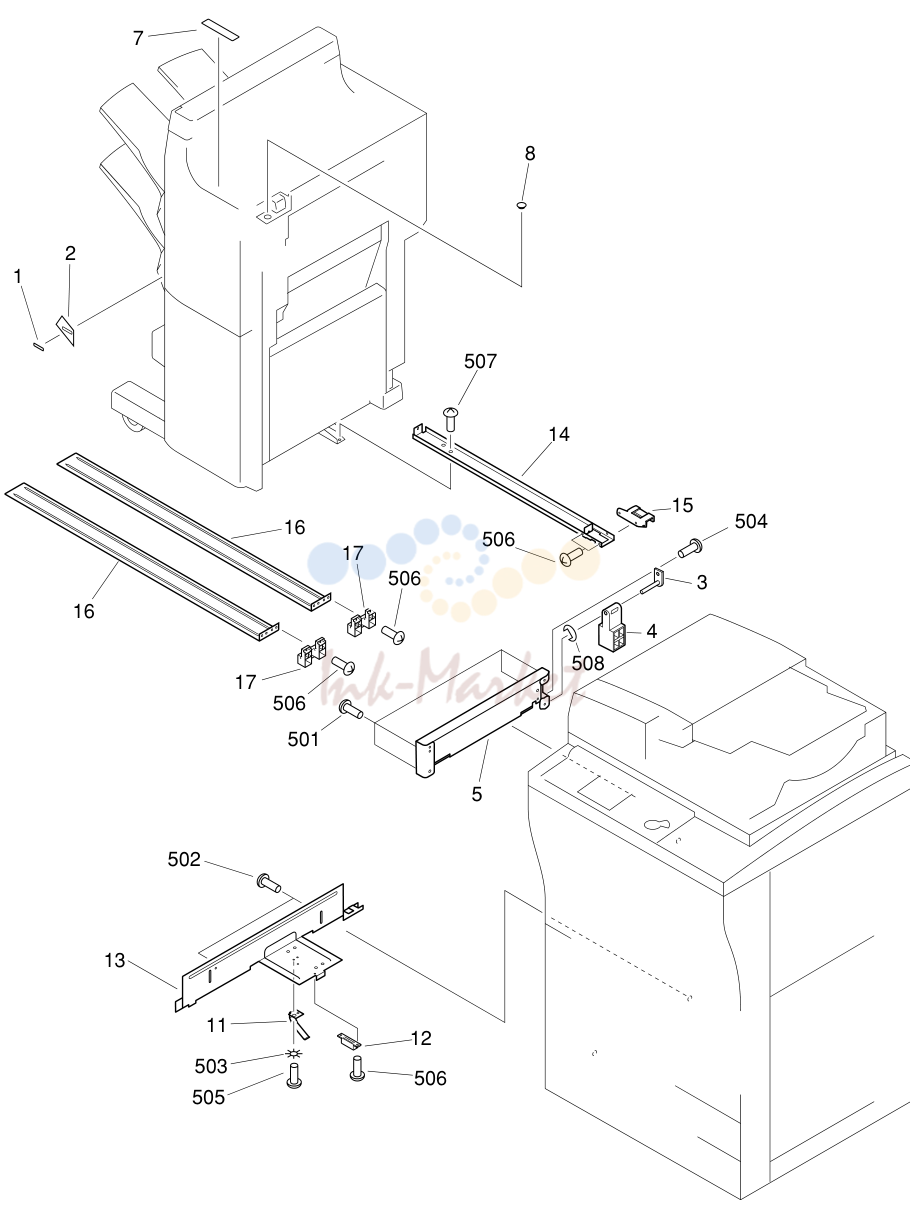 1. ASSEMBLY LOCATION DIAGRAM (1/3)