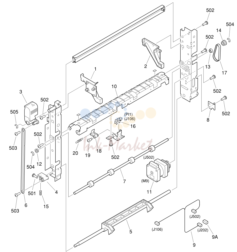 8. INLET FEEDER ASSEMBLY