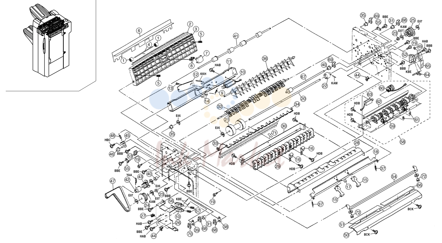 4. PAPER CONVEYING SECTION I 3BD