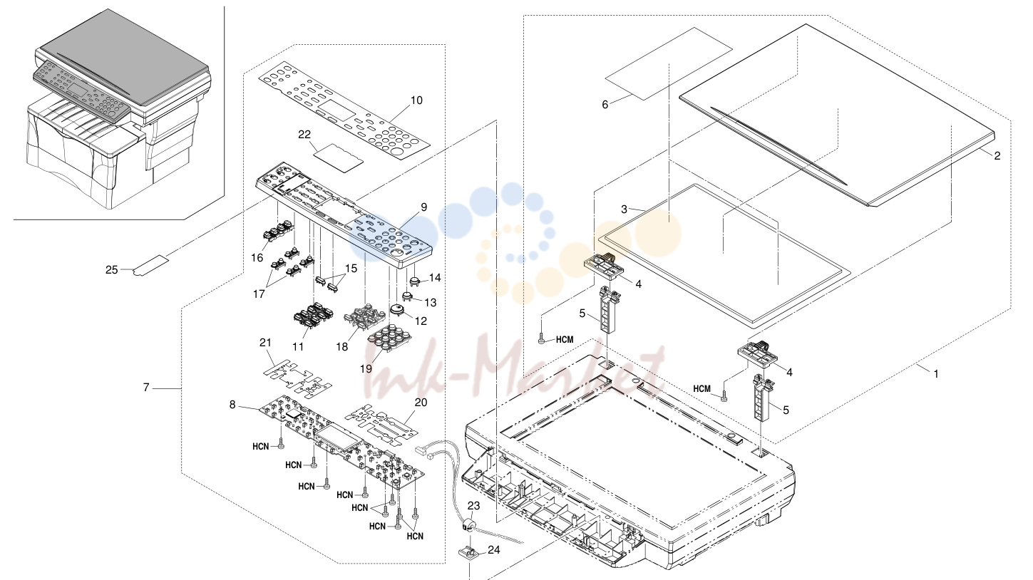 8. OPERATION UNIT & ORIGINAL HOLDER 2DD