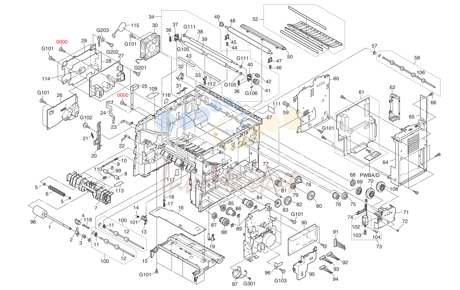 2. Upper Frame Unit