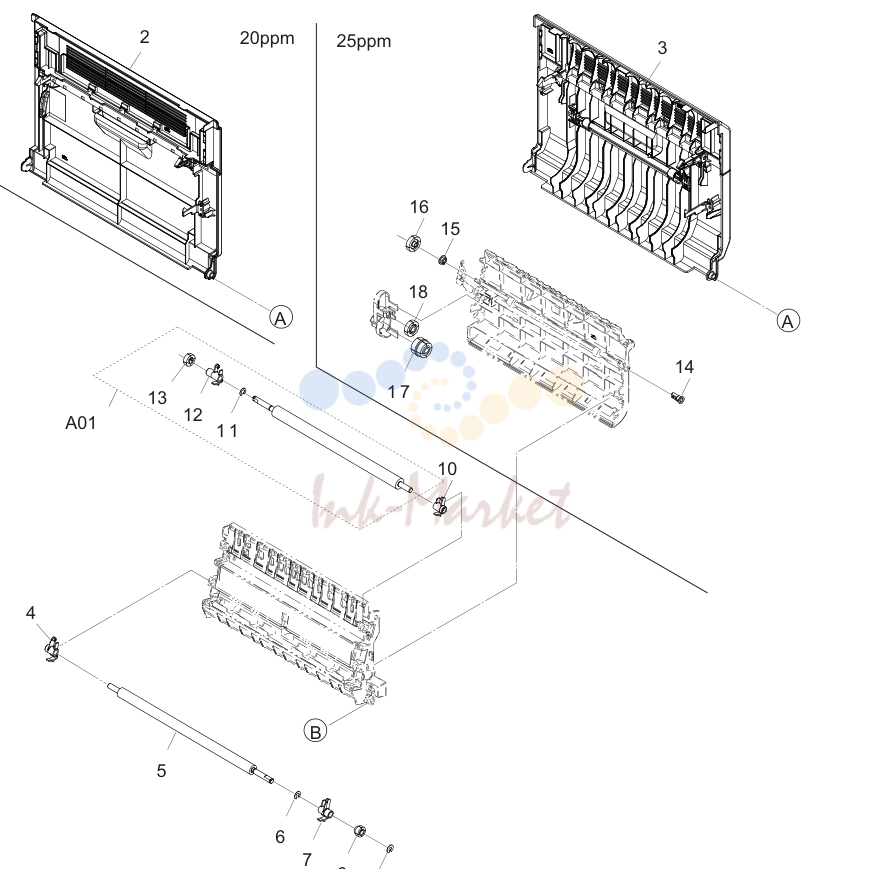 3. Paper Feed Section