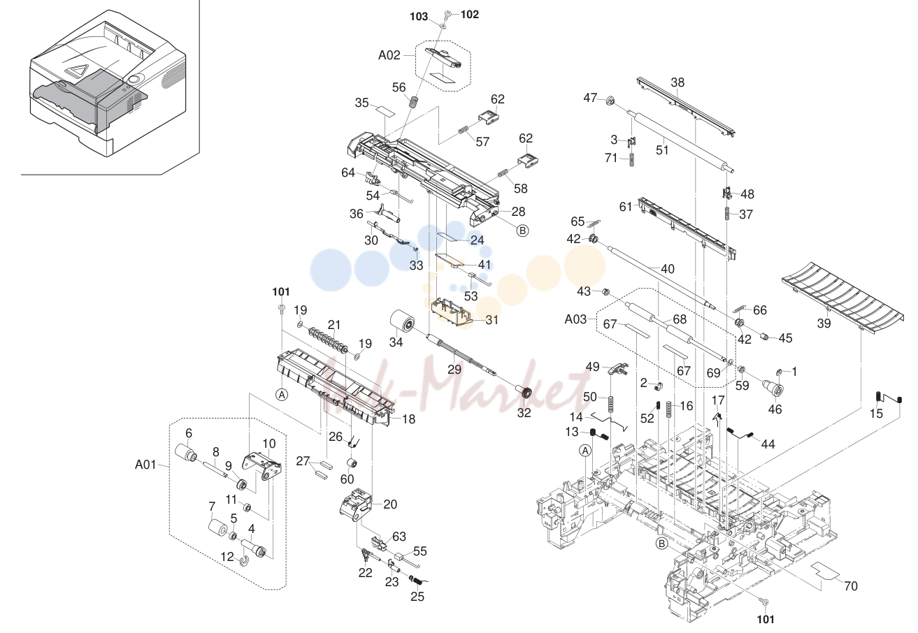 5. Paper Feed Section 1