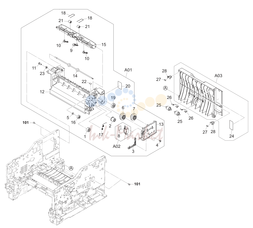 5. Paper Feed Section 2 2JN