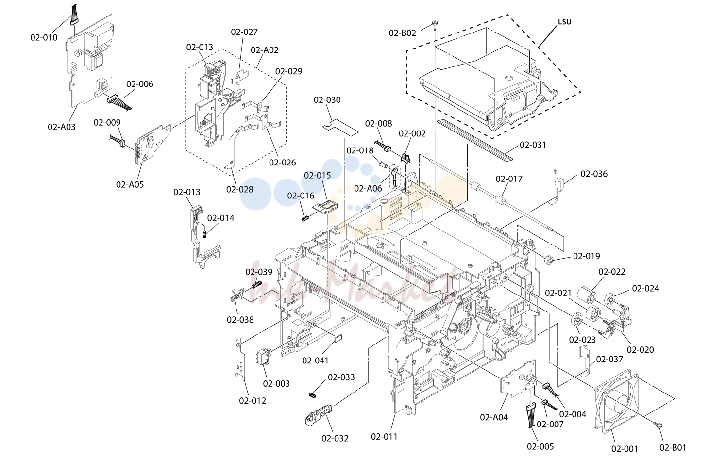 2. Upper Frame Unit