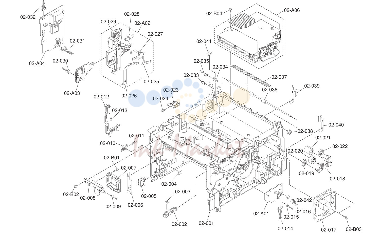 2. Upper Frame Unit