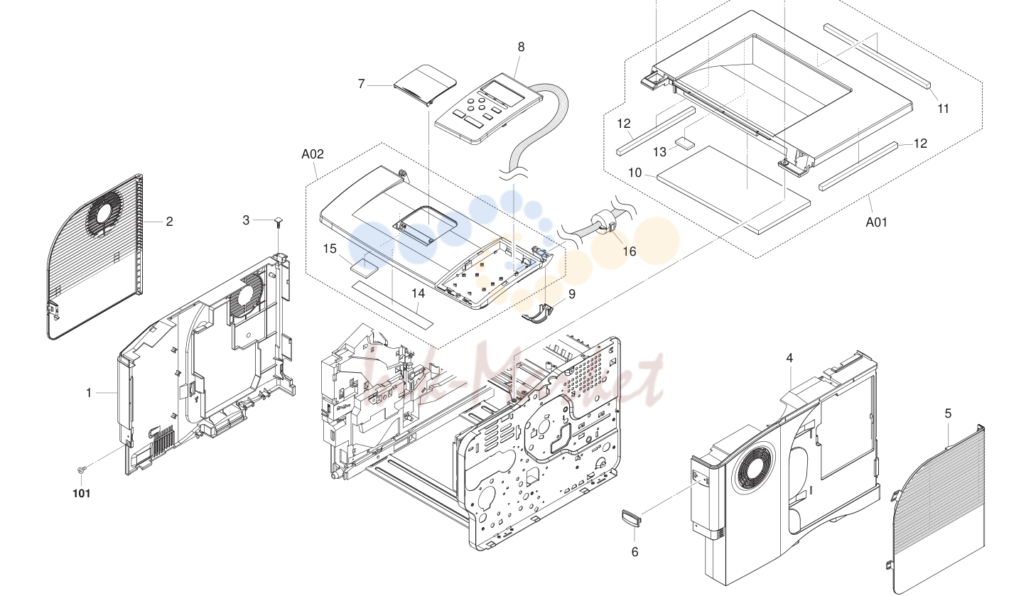 1. Covers (FS-2000D)