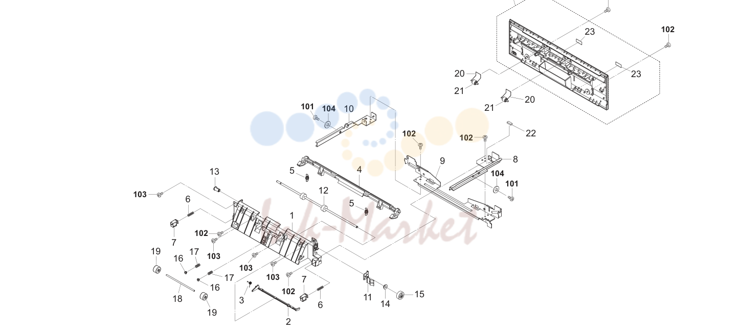13. Fuser Section 2 (FS-4020DN/3920DN)