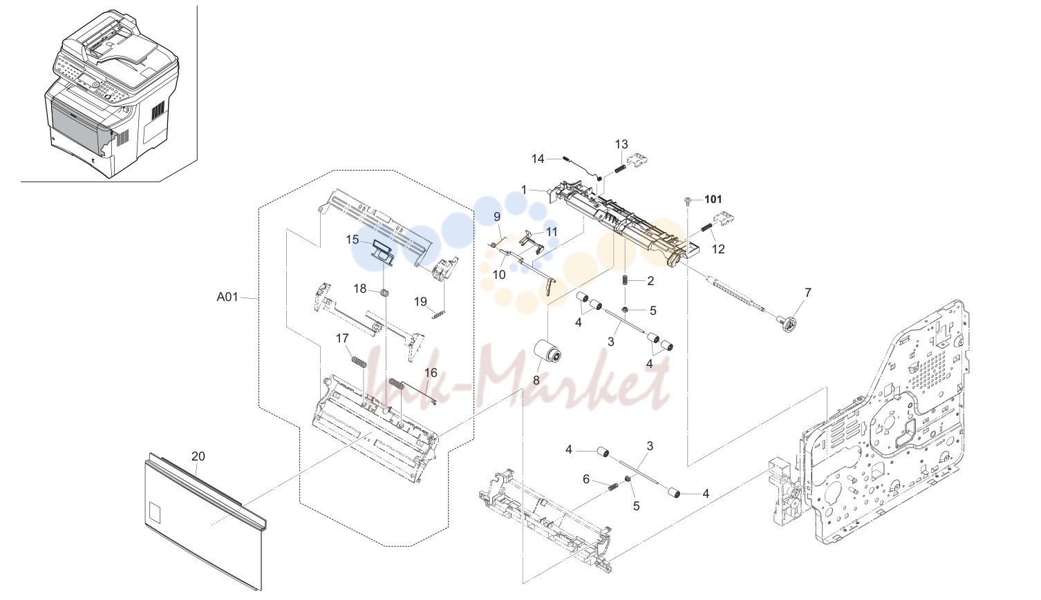 5. Paper Feed Section 1