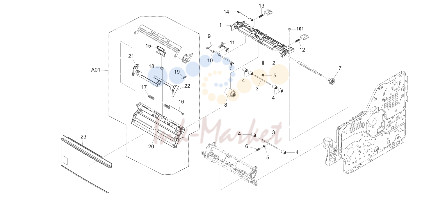 5. Paper Feed Section 1
