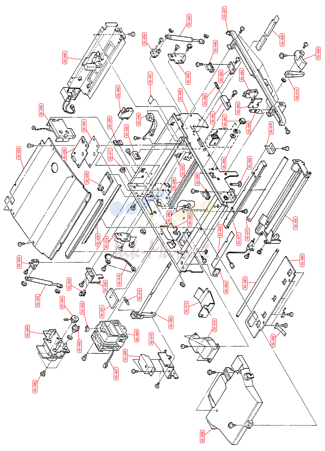 2. Upper Frame unit