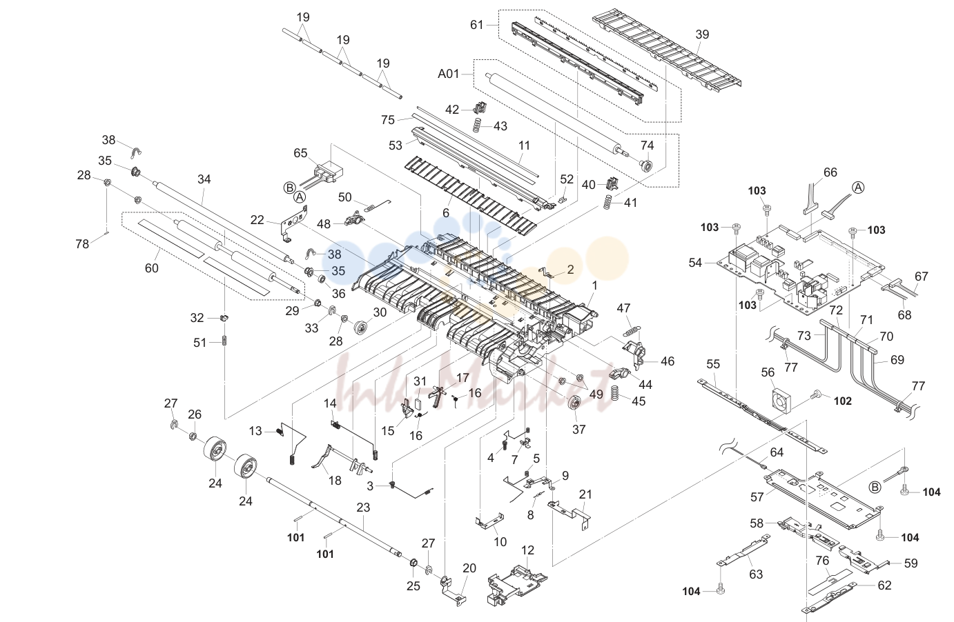 6. Paper Feed Section 2 2J5-1