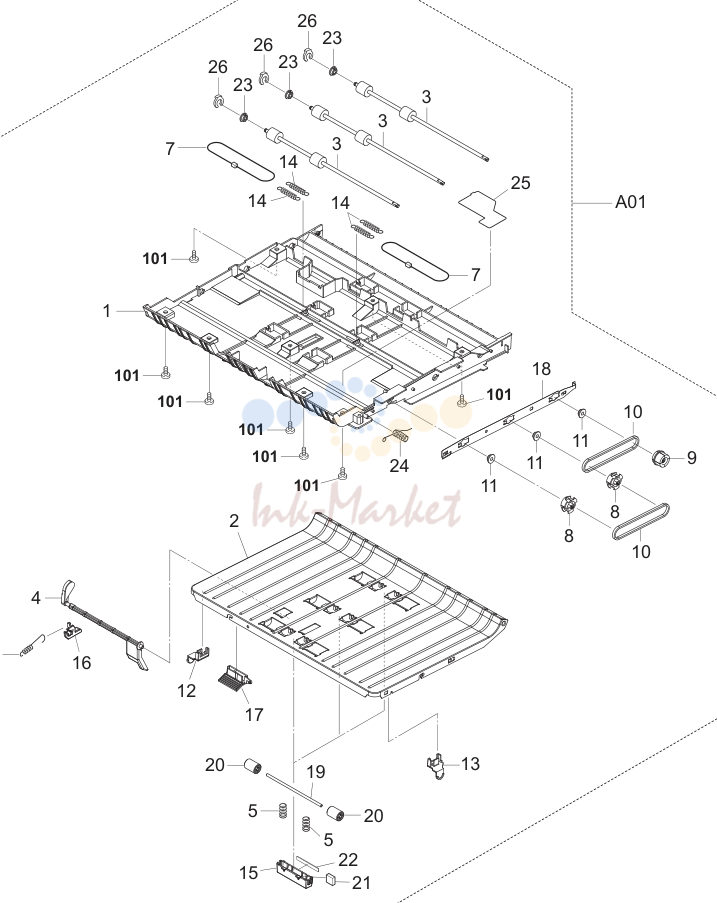 8. Paper Feed Section 4 2J5