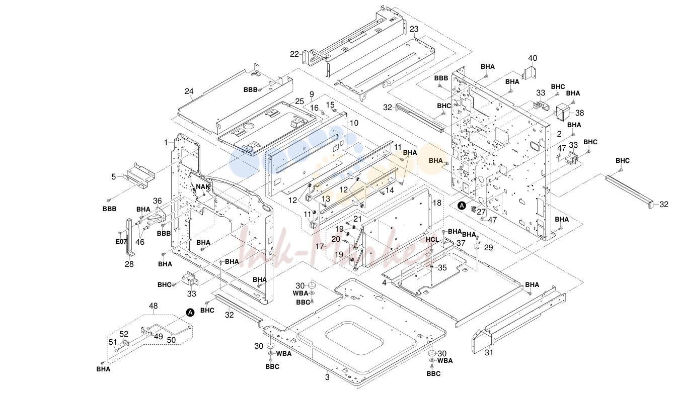 3. Upper Frame Unit