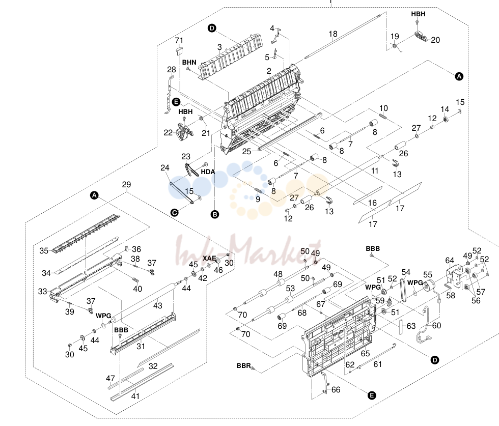 12. Paper conveyers