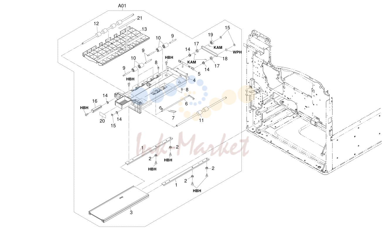 18. Bypass feed unit