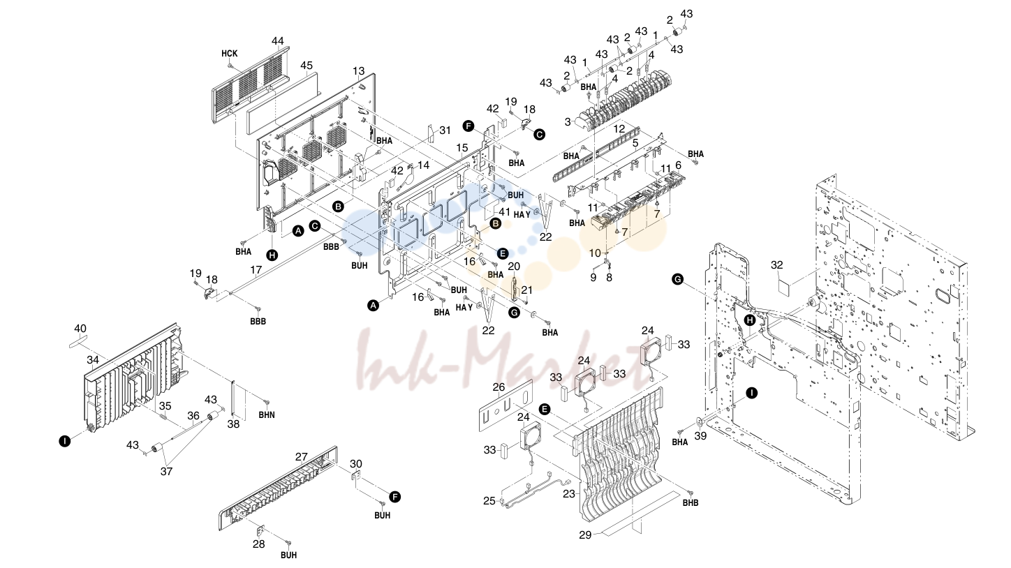 6. Paper feed unit, 3