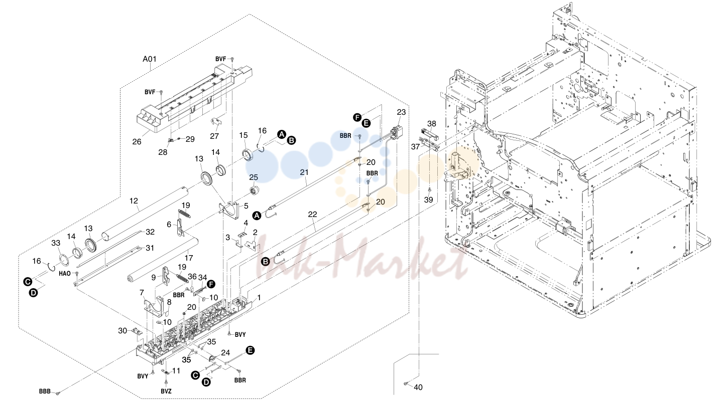 13. Fuser unit