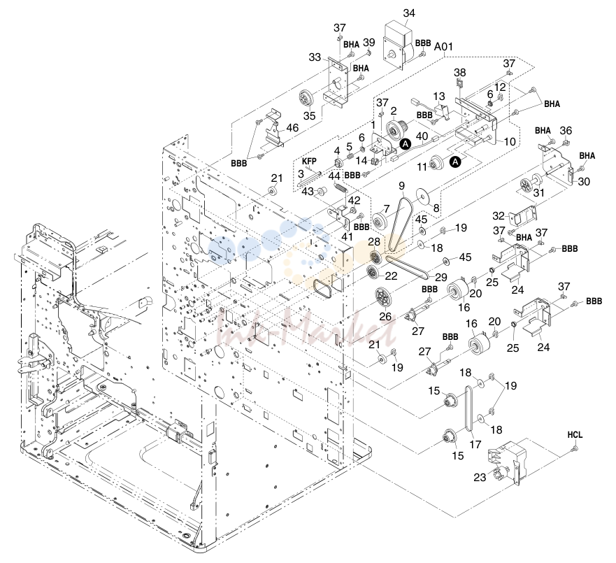 15. Drive unit, 1