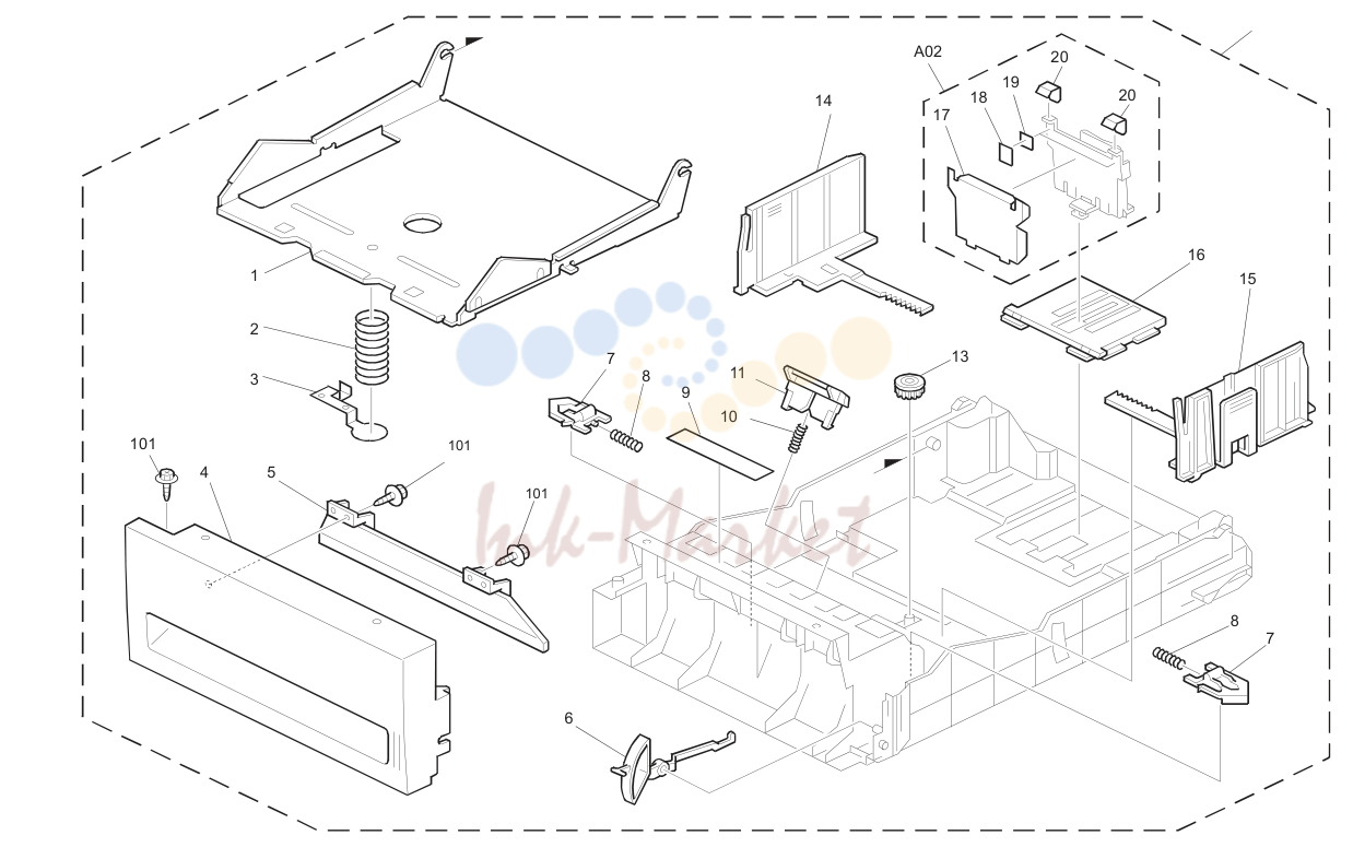 16. Paper Tray 5JK