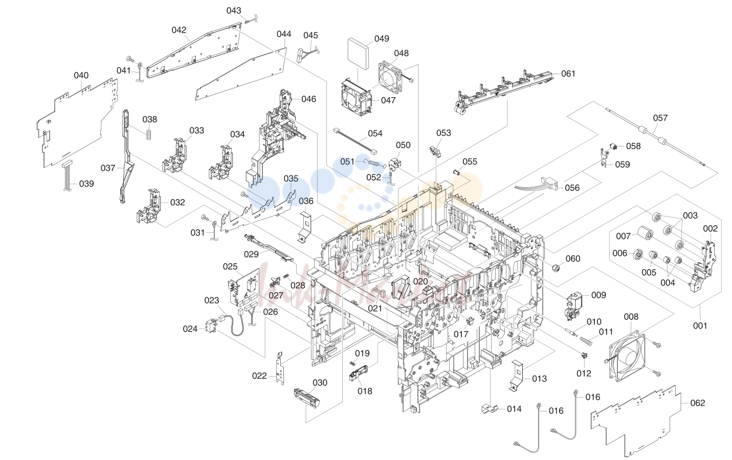2. Upper Frame Unit