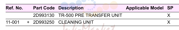 11. Primary Transfer Unit