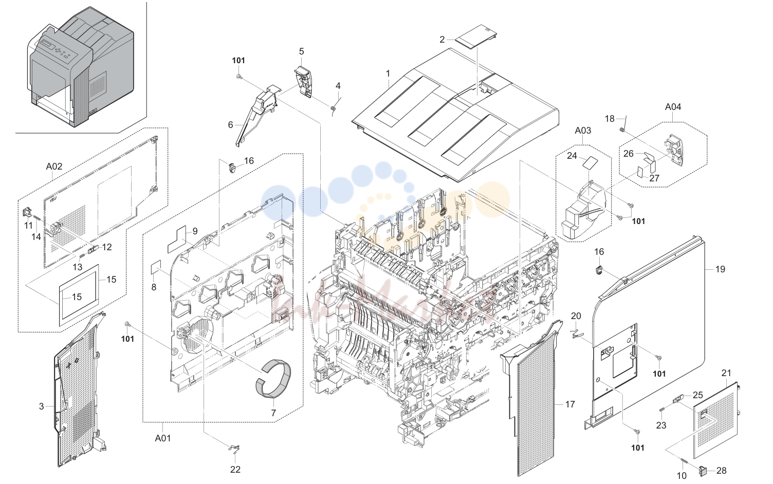 1. Covers 1 (21/23ppm 250sheet)