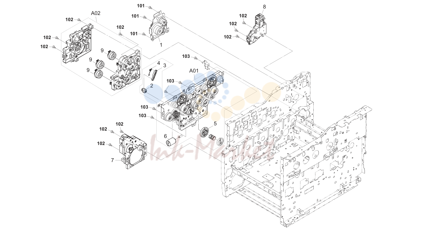 9. Fuser Section