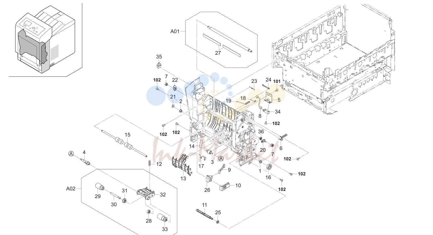 6. Paper Feed Section 1