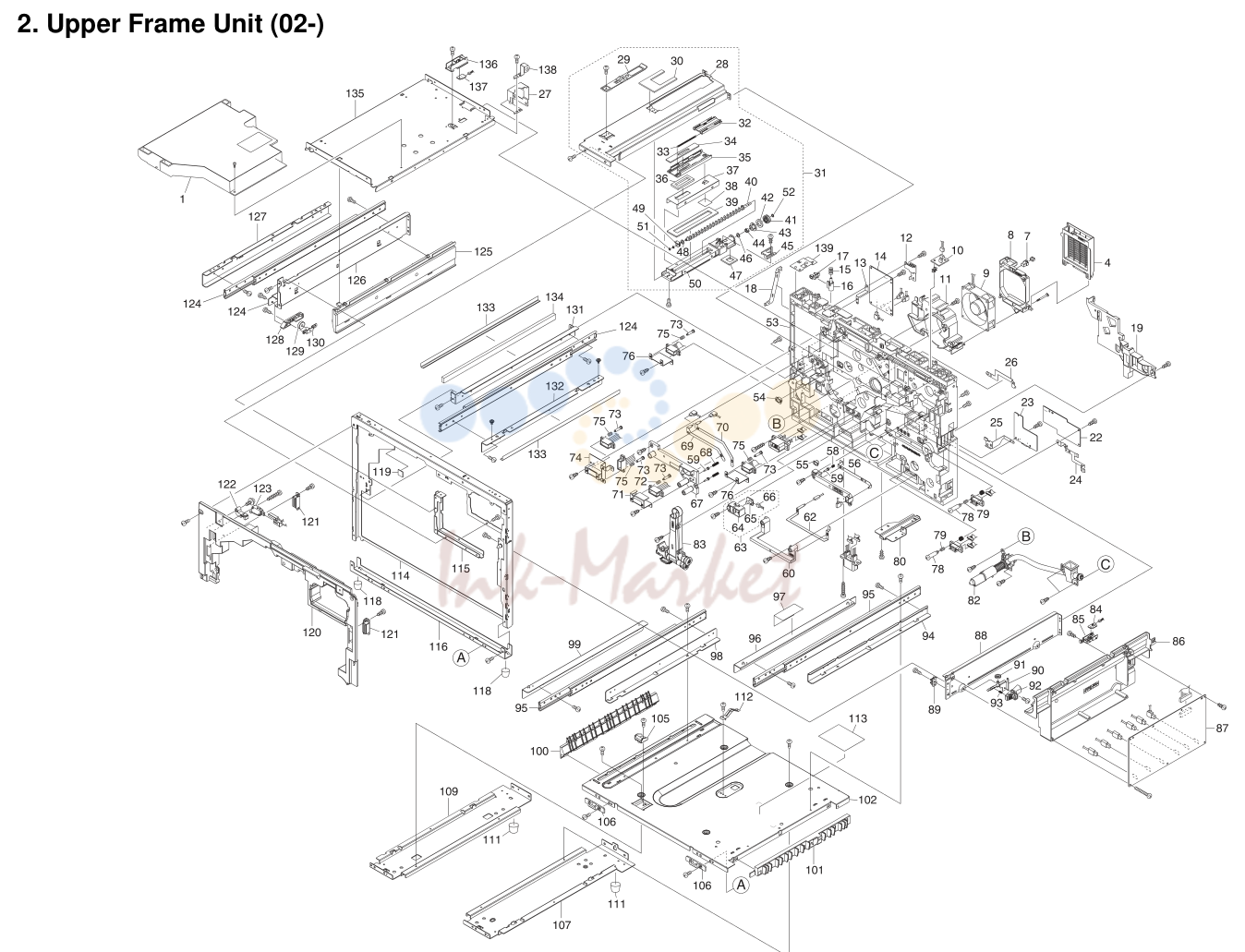 2. Upper Frame Unit