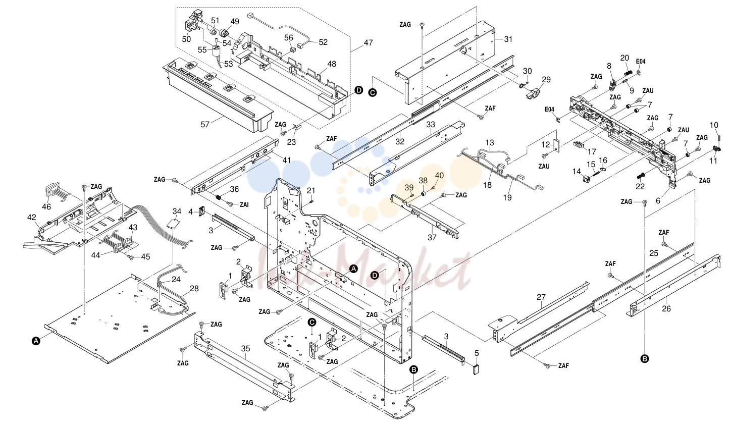 3. Upper Frame Unit 2 2BF-1