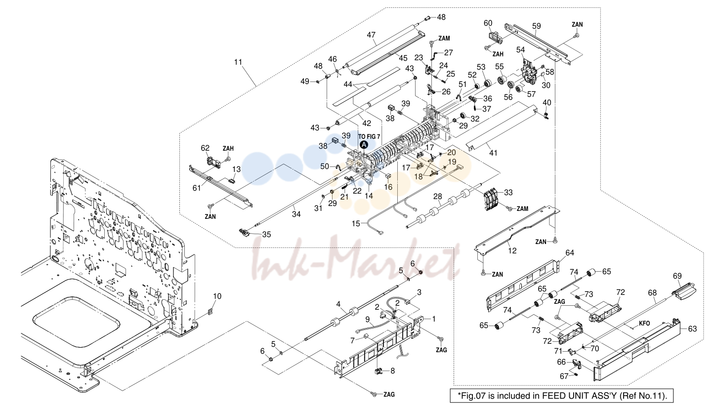6. Paper feed unit 1 2BF-1
